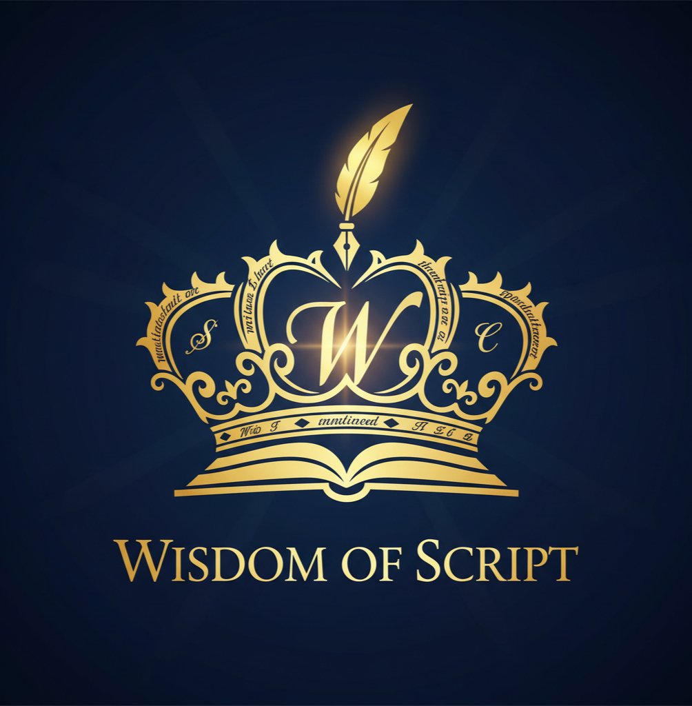 Wisdom of Script crown logo